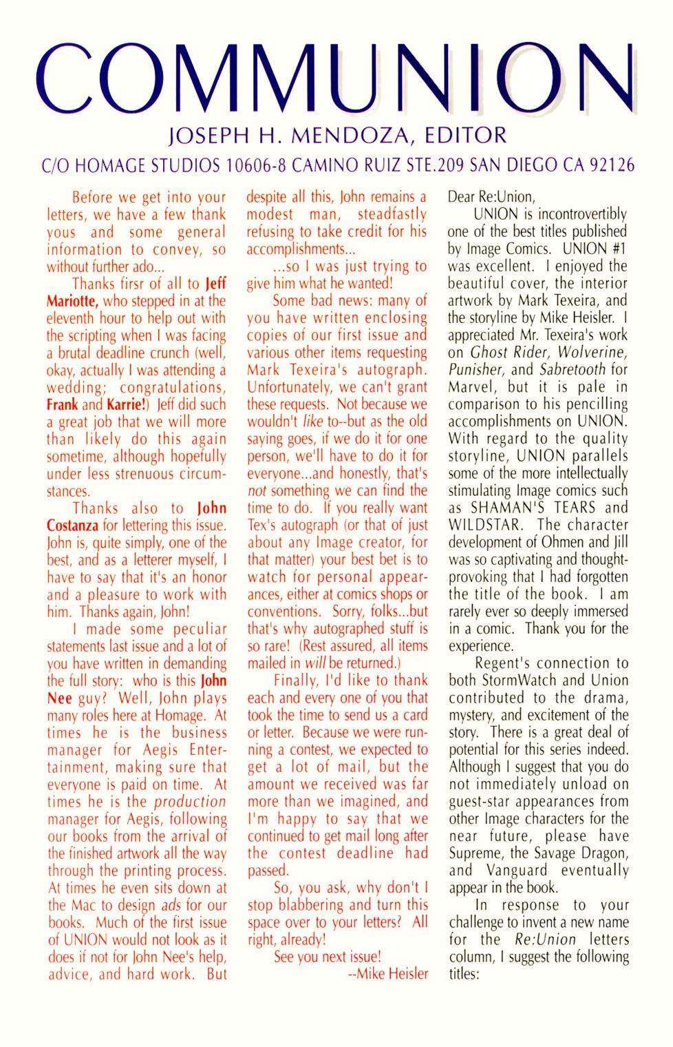 Read online Union (1993) comic -  Issue #2 - 27