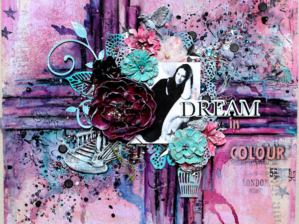 I Dream In Colour - Scrapbook Page