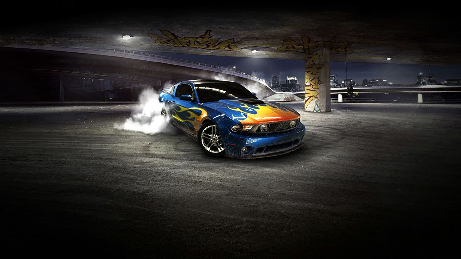แจกฟรีๆ พื้นหลังหน้าจอสวยๆ HD: ภาพพื้นหลังสวยๆ HD los angeles drifting