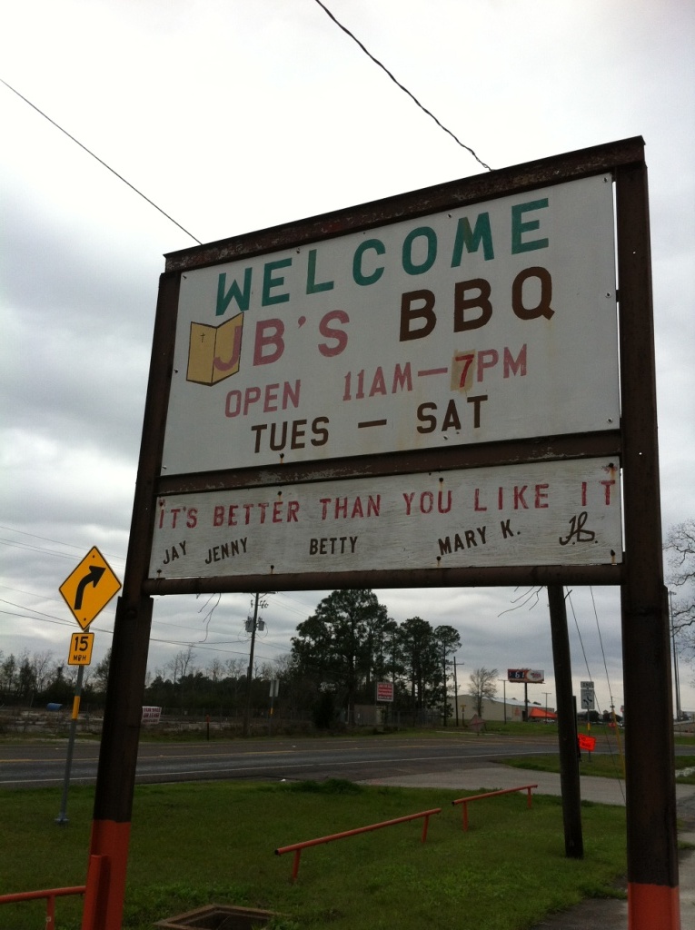 JB's BBQ Full Custom Gospel BBQ