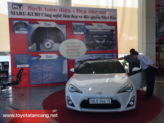 Sạch toàn diện đẹp như mơ với dịch vụ làm đẹp xe Maru-Kuri chỉ có tại Toyota Tân Cảng Sạch toàn diện đẹp như mơ với dịch vụ làm đẹp xe Maru-Kuri chỉ có tại Toyota Tân Cảng