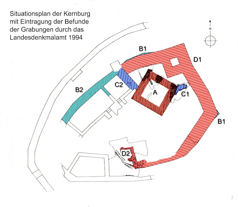 Bauphasenplan der Kernburg