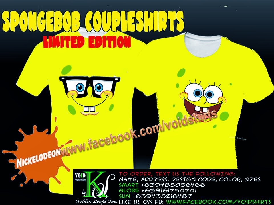 Void Shirts: SPONGEBOB COUPLE SHIRTS