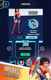 Justice League Action Run Mod Apk v1.0 Terbaru