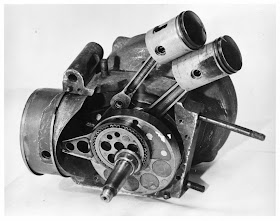 DKW supercharged two stroke engine
