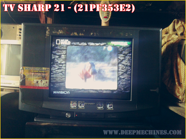 TV SHARP 21 - (21PF353E2) Selesai Perbaikan Gambar dan Keterangan TV SHARP 21 - (21PF353E2) - Standby