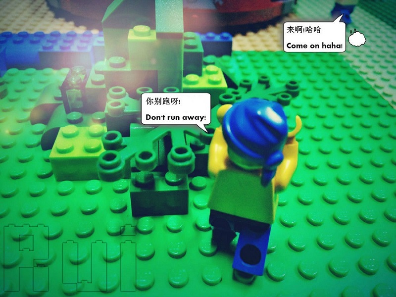 Lego Provoke - Don't run away!