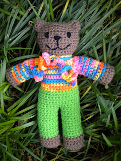 Seamless Crochet Mother Bear