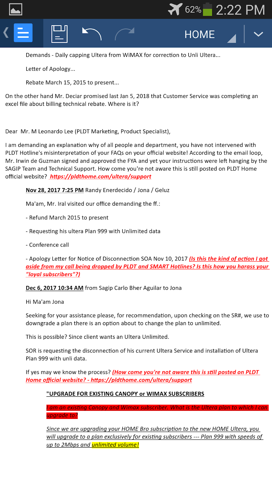 Sample Letter Of Request For Termination Of Connection Pldt c