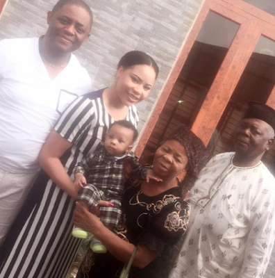 Cute family photo of former minister Femi Fani-Kayode, his wife Precious & son Cute family photo of former minister Femi Fani-Kayode, his wife Precious & son