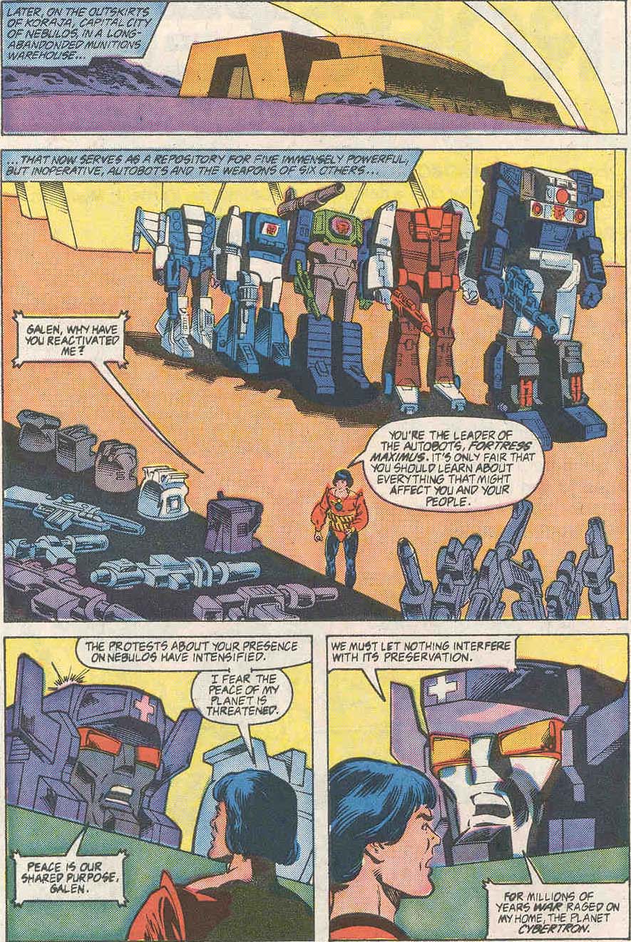Read online The Transformers Headmasters comic Issue 2