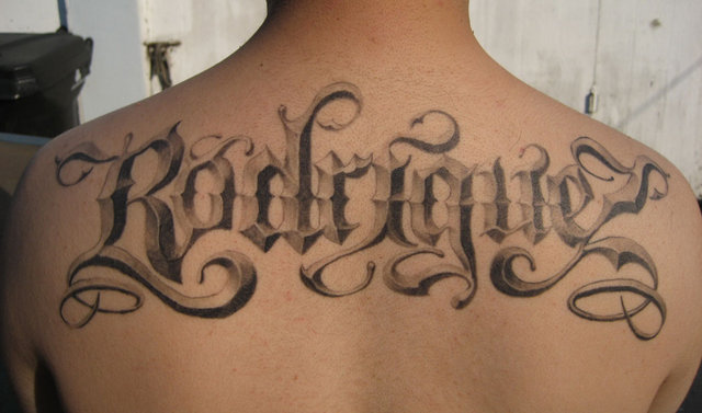 tattoo fonts