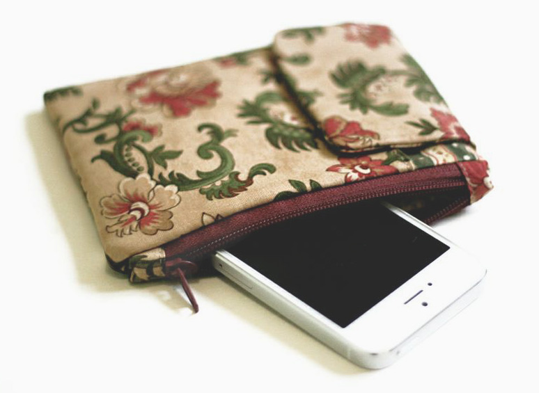 How to Sew a Pouch - Organizer for your phone. Photo Sewing Tutorial