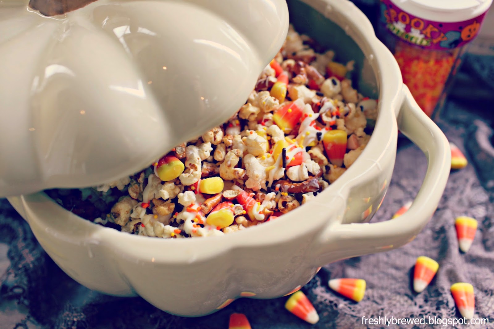 freshly {b}rewed Halloween Candy Crunch + World Market Sweepstakes!