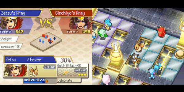 Pokemon Conquest Batalha