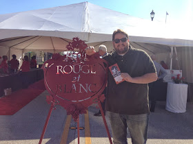 Jay Ducote gets ready to enjoy Rouge et Blanc in Lake Charles