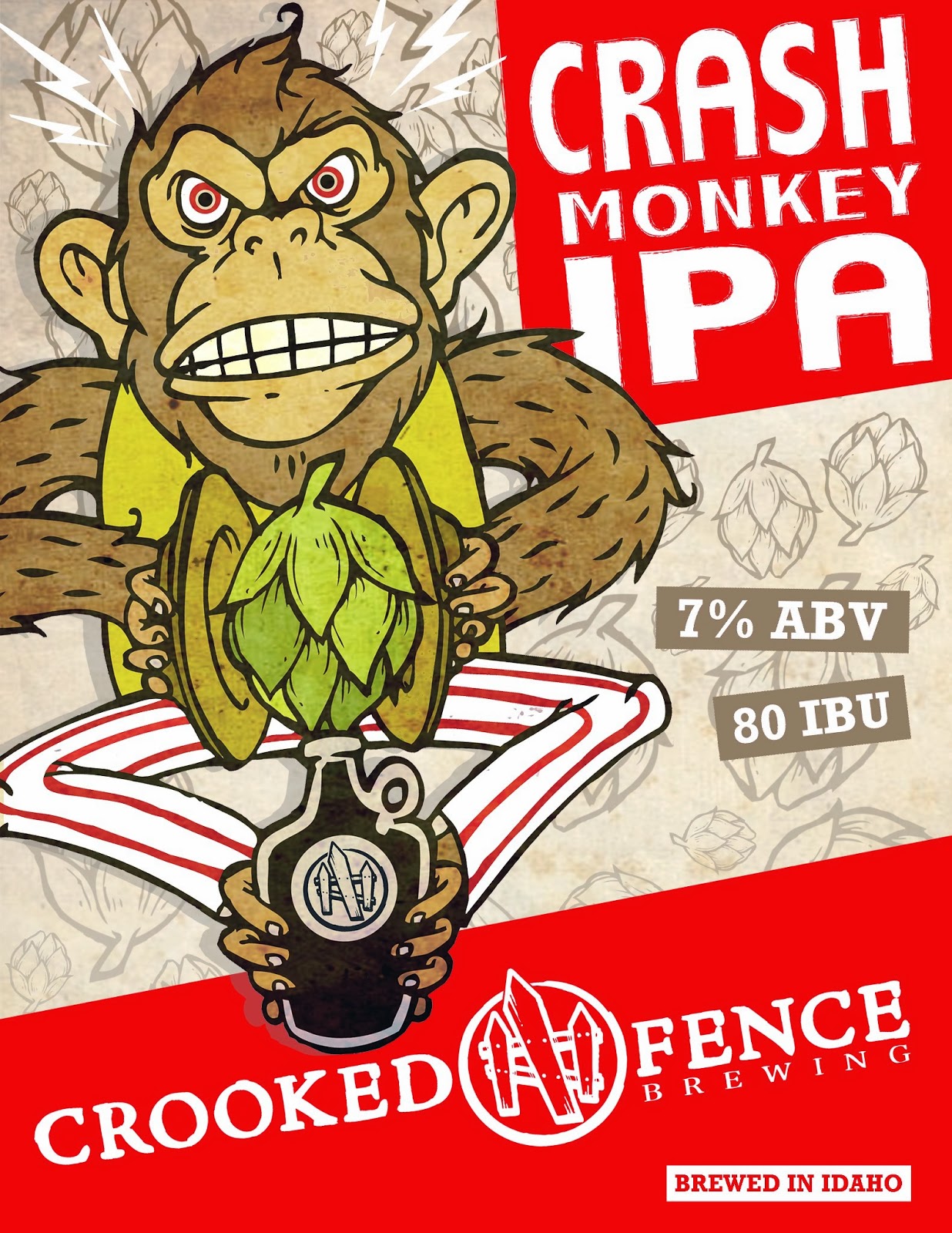 Crooked Fence Brew Gallery: Crash Monkey IPA