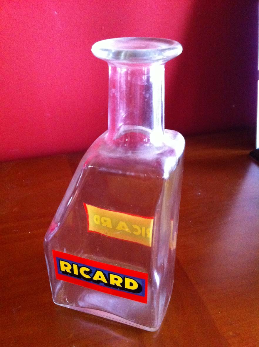 EL MILLONCETE: Botella francesa Ricard para agua