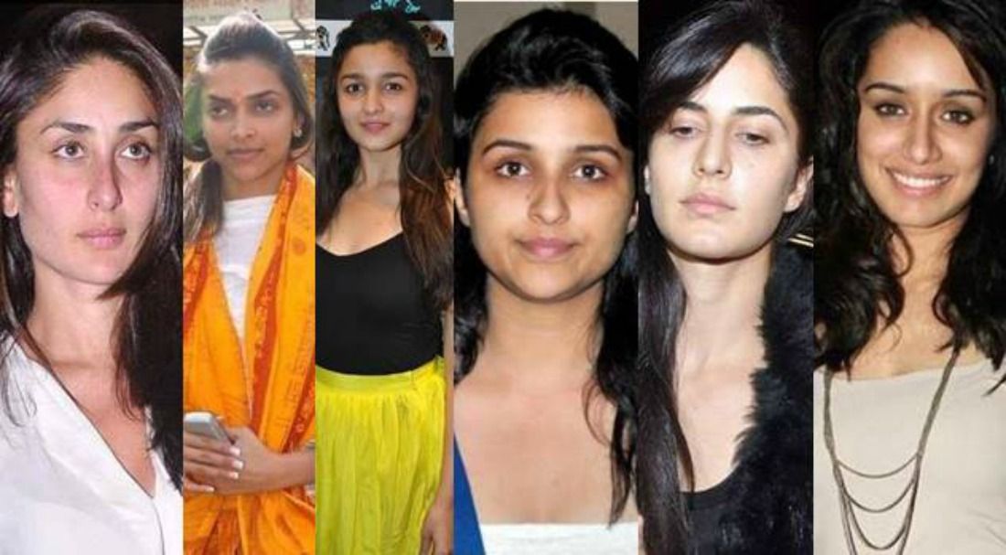 heroines without makeup pics