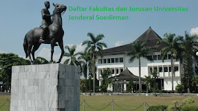 Daftar Fakultas dan Jurusan UNSOED Universitas Jenderal Soedirman Terbaru