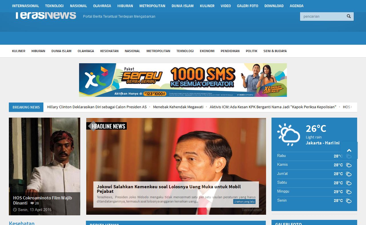 (Source Code) Website Portal Berita TerasNews Download (Source Code) Website Portal Berita TerasNews Download