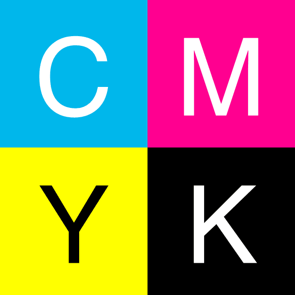 O que são cores CMYK