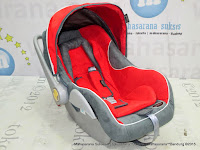 Infant Car Seat Pliko PK02 Carrier Red Grey