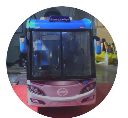 Miniatur Bus Discovery Sugeng Rahayu