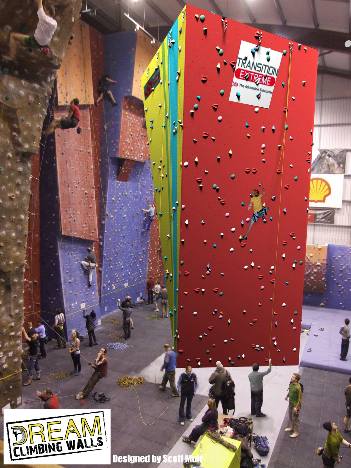 Transition Extreme Climbing Part of the New Dream Tower