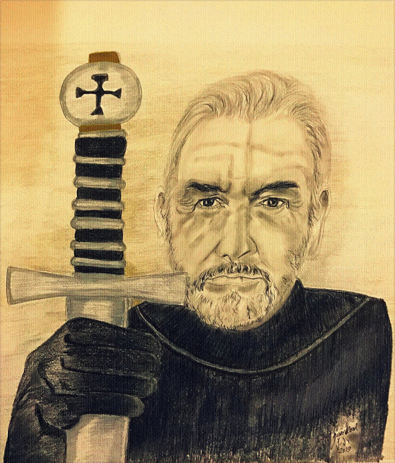 Artspace2006 Sean Connery ,King Arthur of Camelot , The First Knight! \Artwork by Yasser Kamel