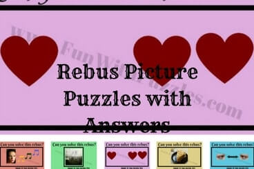 Rebus Picture Puzzles for Teens with Answers