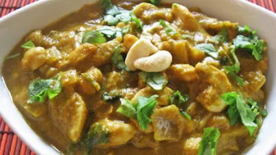 ओल्या काजूची भाजी - पाककला | Olya Kajuchi Bhaji - Recipe