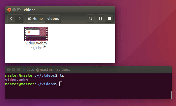ubuntu convert webm to mp4