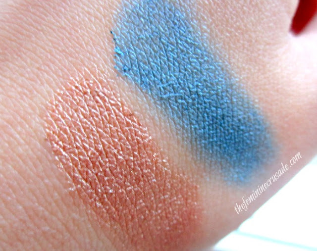 Swatches of Astor 24h Perfect Stay Waterproof Vibrant Eyeshadows