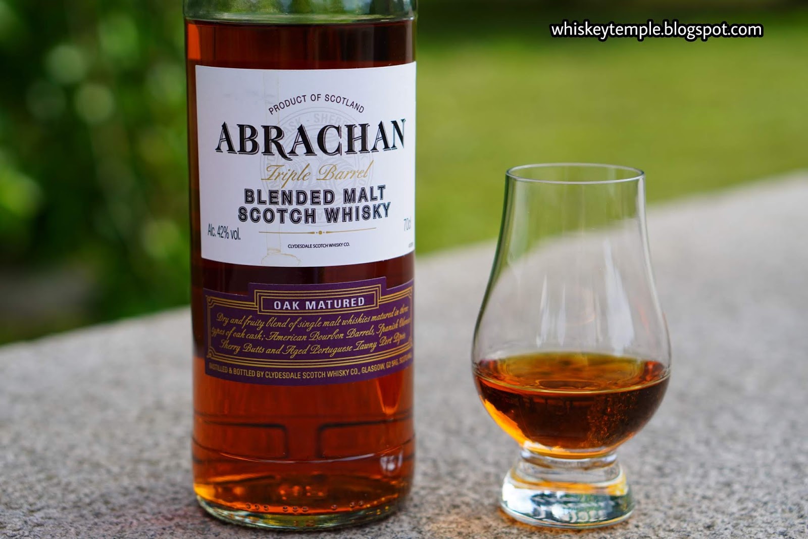 – Triple whisky Abrachan Whiskeytemple blended barrel malt