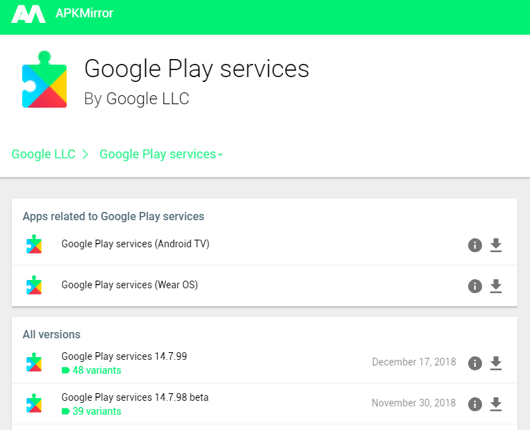 Установить сервисы для google play работы приложения