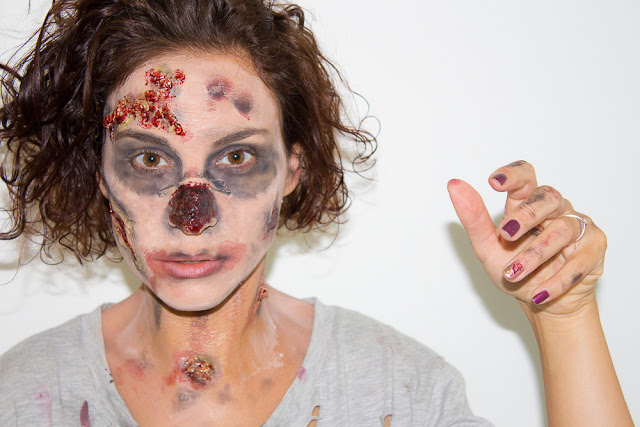 Mon premier maquillage façon Zombie