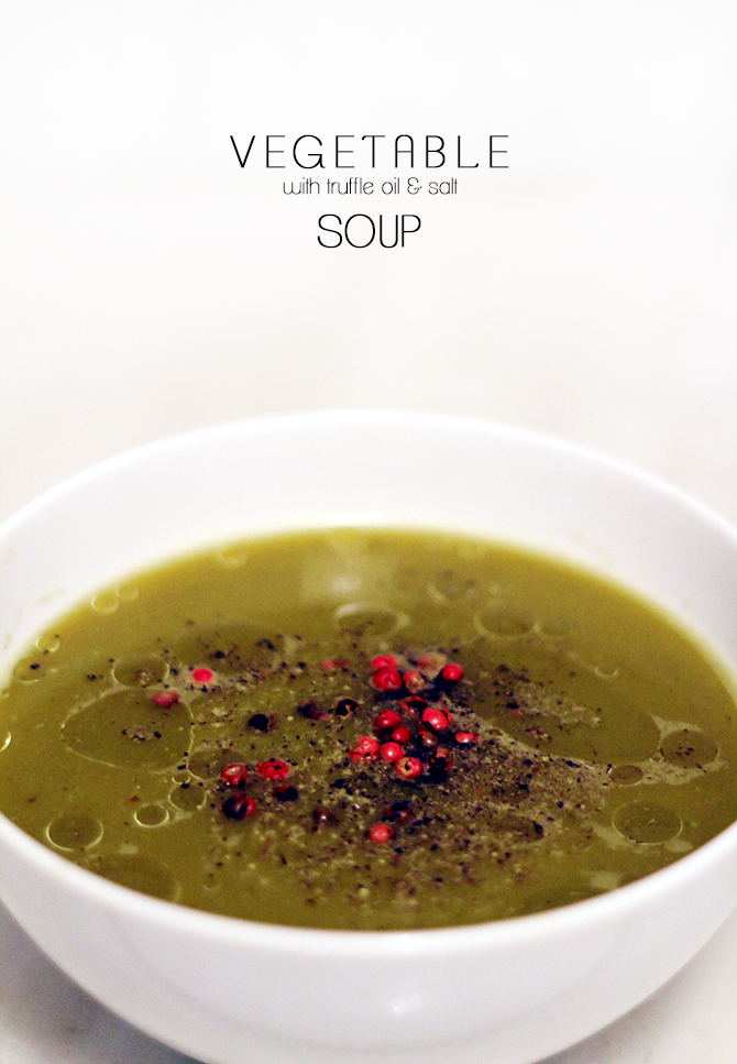 RECIPE Vegetable Soup minimal crafts