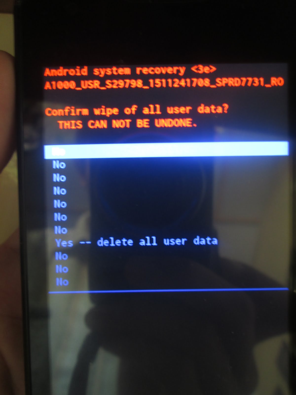 CAGAK PONSEL99 CARA MASUK RECOVERY MODE HARD RESET LENOVO A1000