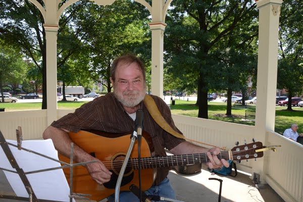 Mike Harris with lunchtime music for the children