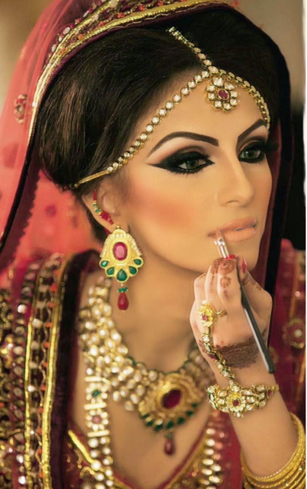 dulhan Makeup Ideas 2014 For Girls HD Wallpapers Free Download - FREE ...