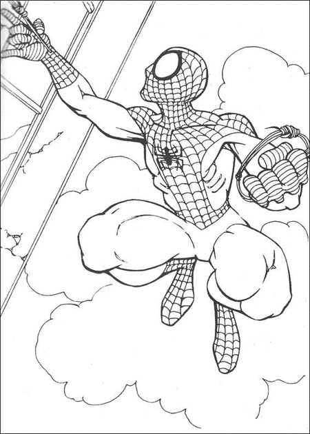 Spiderman Coloring Pages Free for Kids >> Disney Coloring Pages
