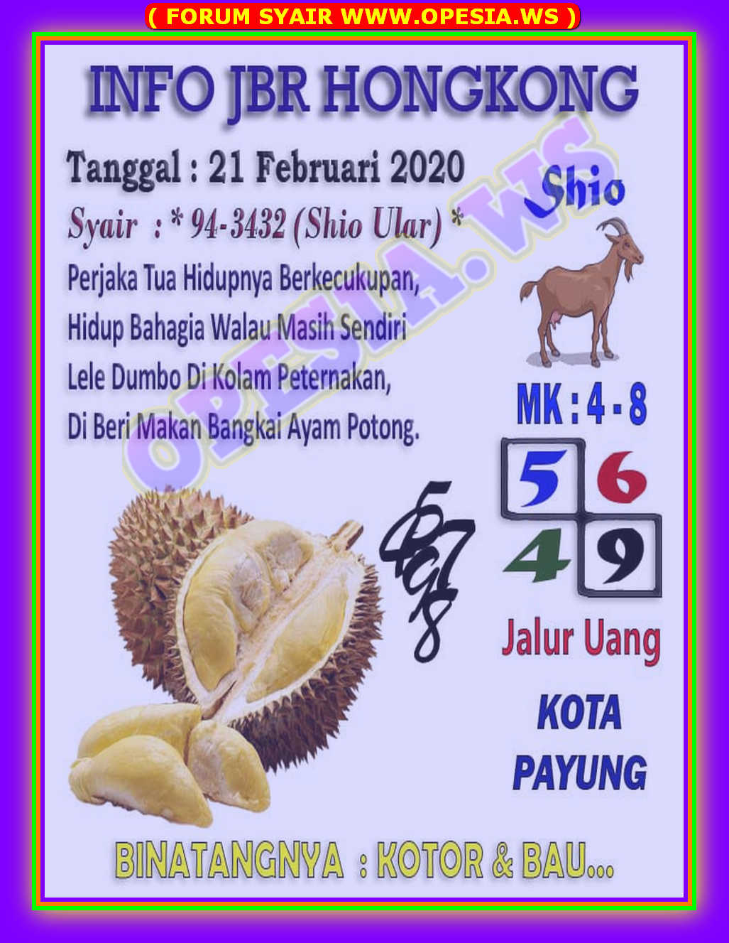 ନ Syair togog hk 21 februari 2022  ဪ 