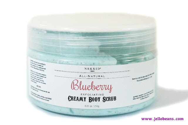 Nekkid Creamy Body Scrub in Blueberry