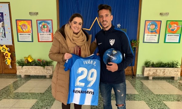 Iván Rodríguez - Málaga - visita el Colegio La Purísima