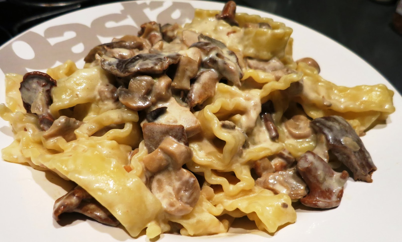 Mafaldine Recette : Mafaldine Champignons Ingrédients