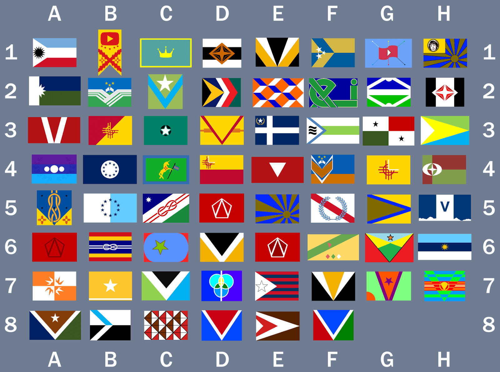 Vexillographer Channel Flag Referendum All Designs