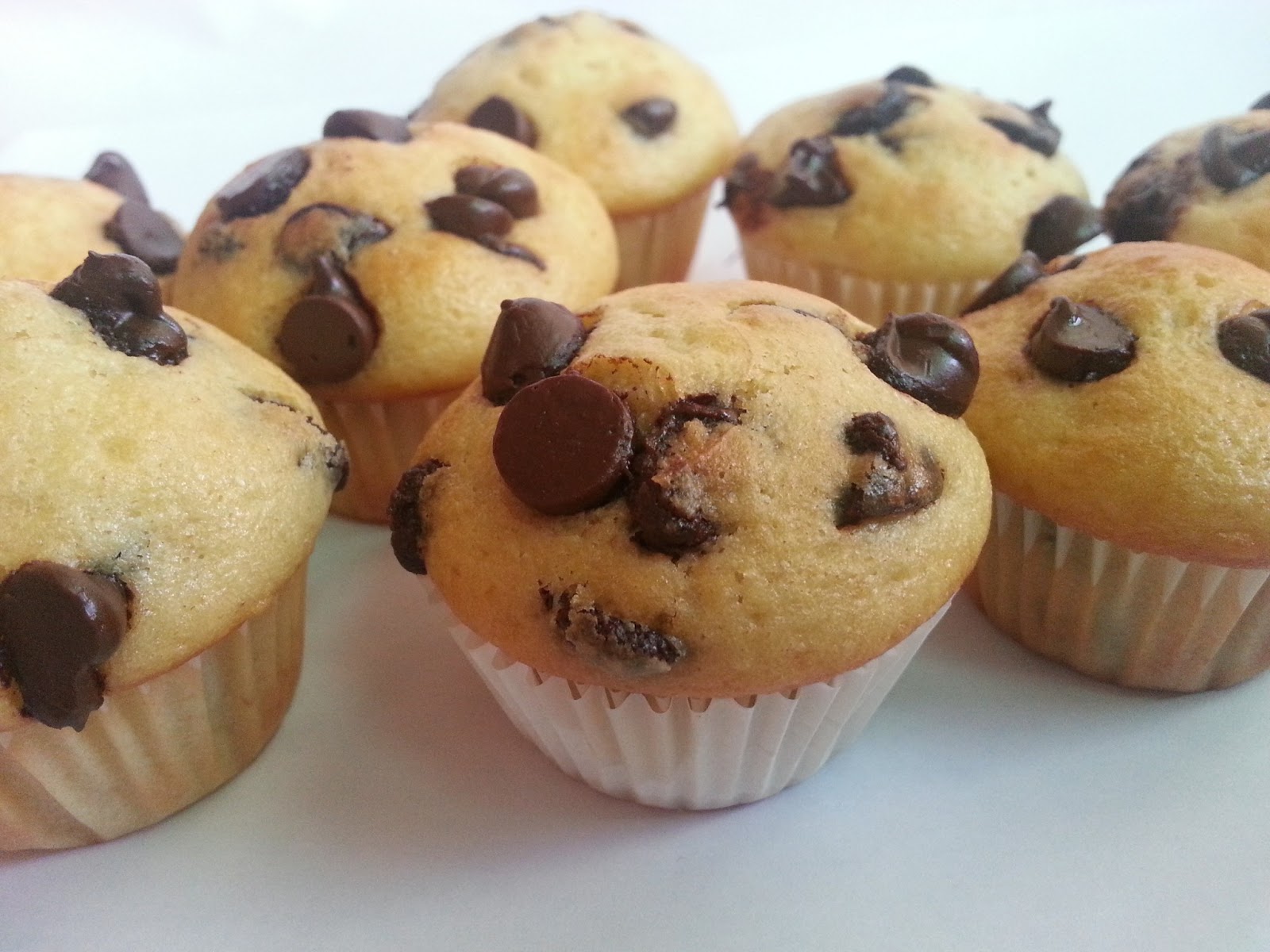 Mis dulces más dulces Muffins Vainilla con chips de chocolate