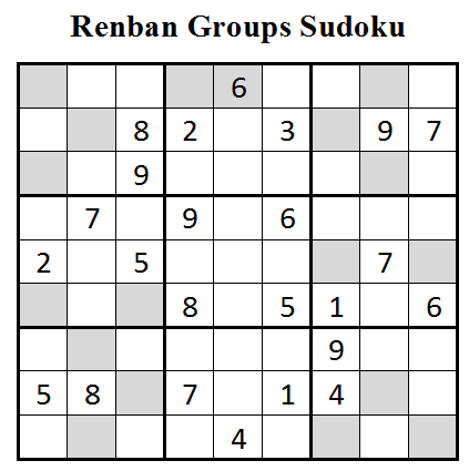 Renban 3x3 Groups Sudoku (Daily Sudoku League #2)