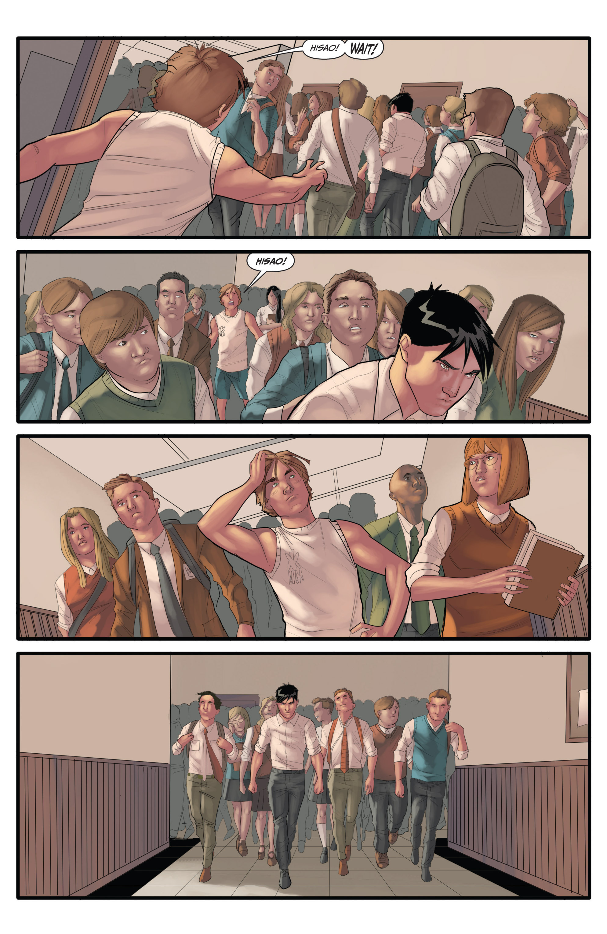 Read online Morning Glories comic -  Issue #33 - 6